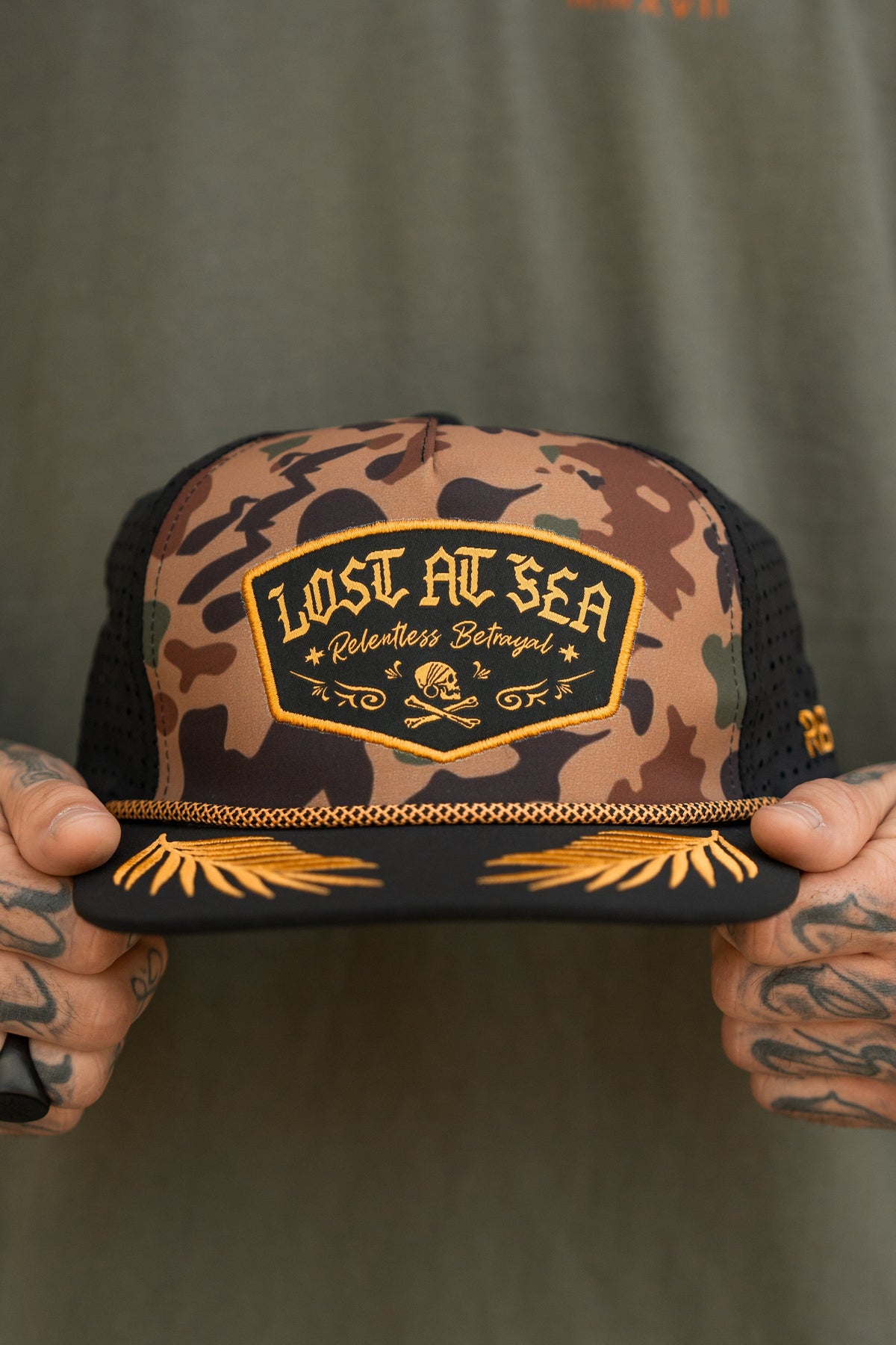 Lost At Sea Frog Camo Snapback | hat | Wiccan Center
