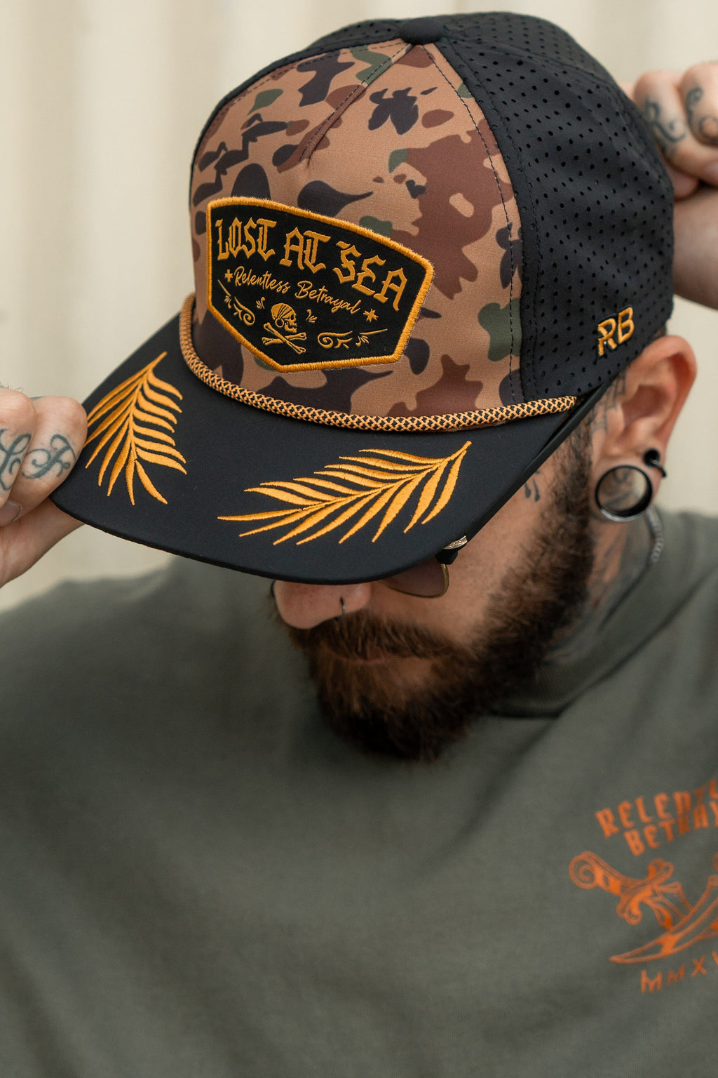 Lost At Sea Frog Camo Snapback | hat | Wiccan Center