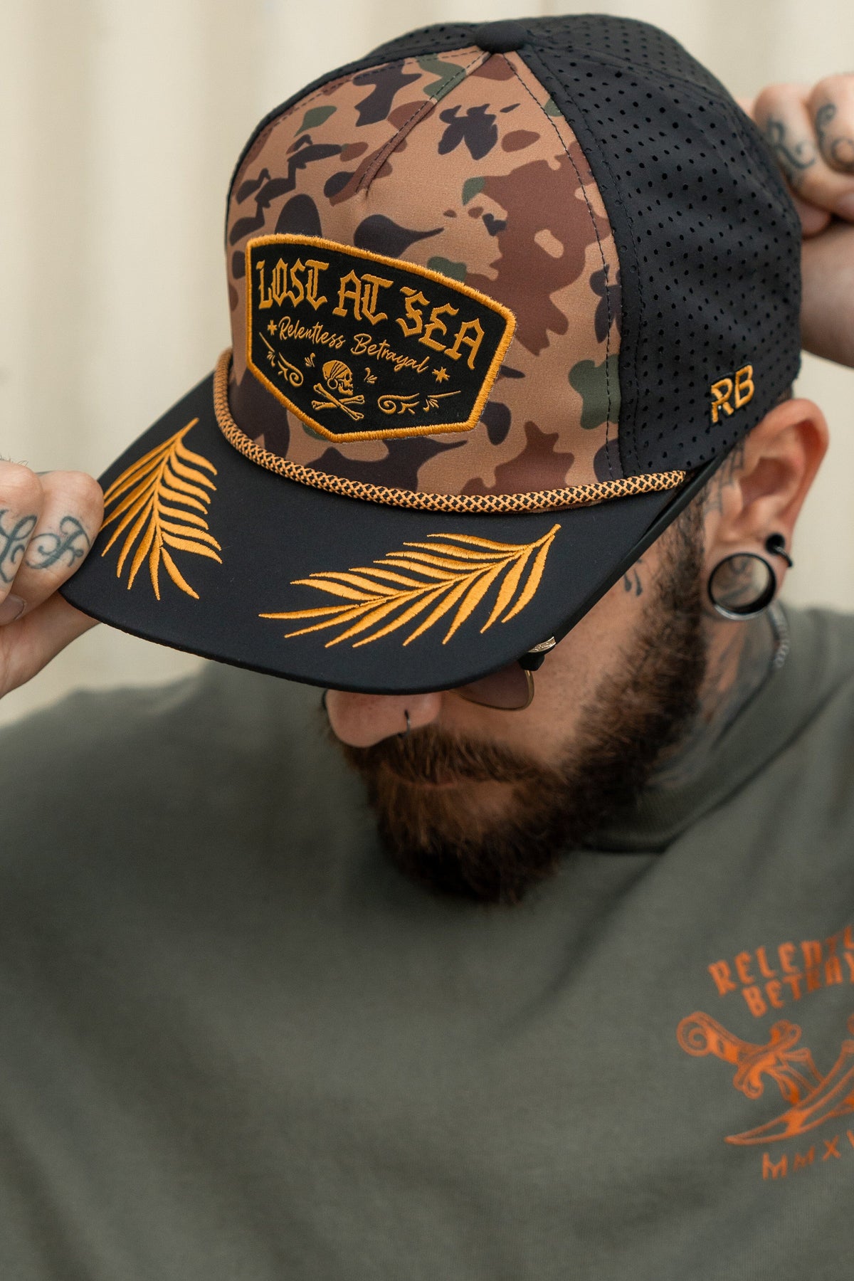 Lost At Sea Frog Camo Snapback | hat | Wiccan Center
