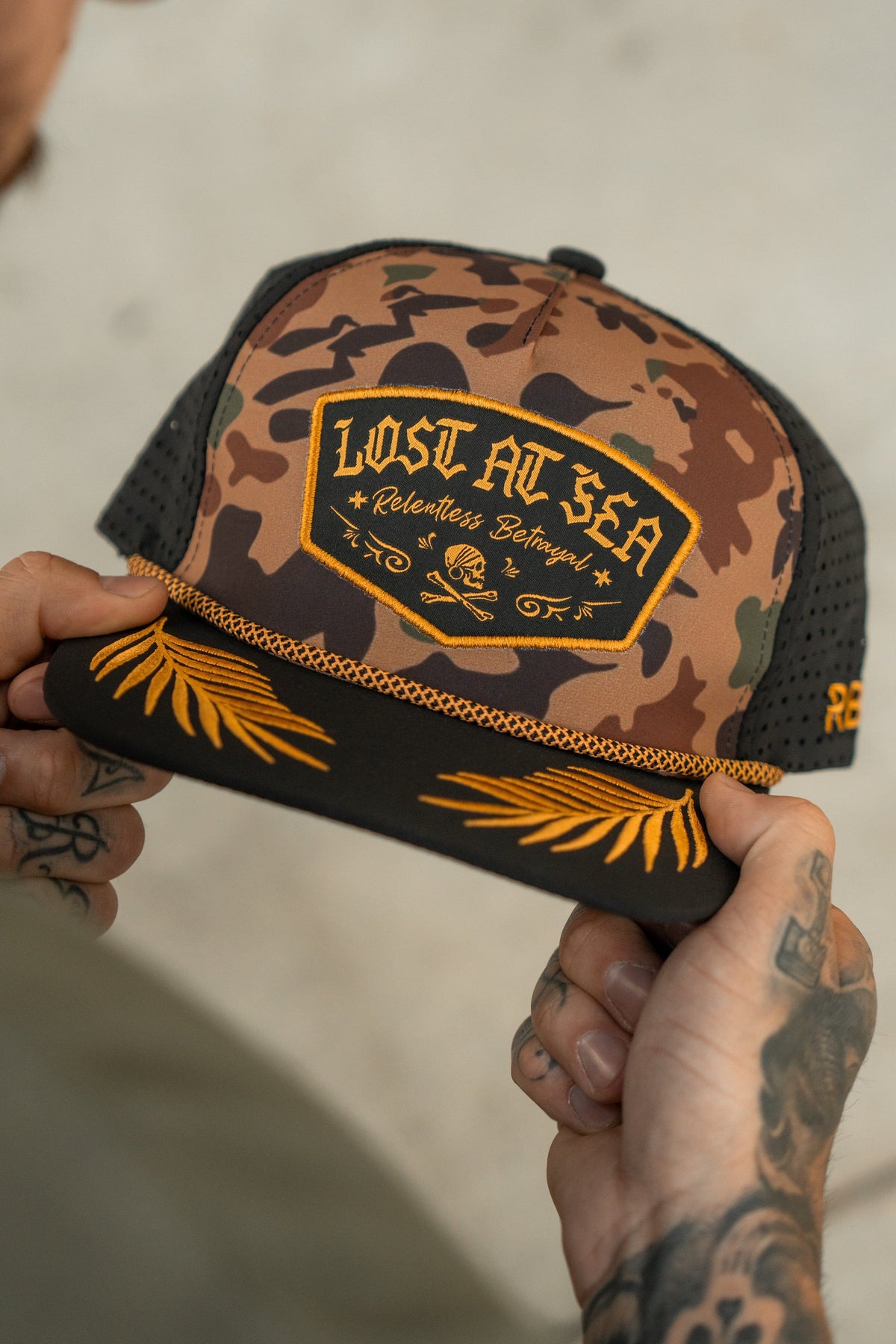 Lost At Sea Frog Camo Snapback | hat | Wiccan Center