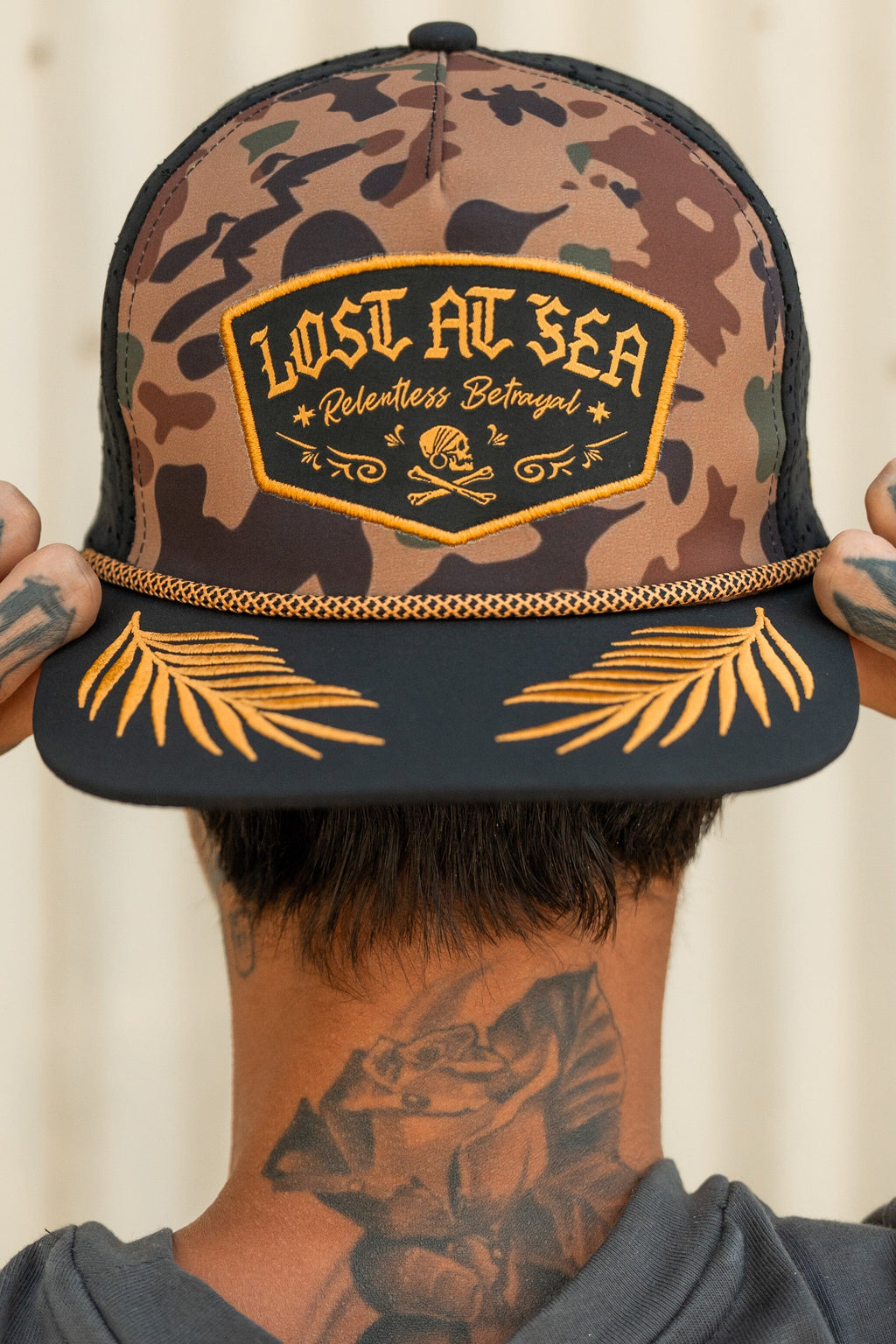 Lost At Sea Frog Camo Snapback | hat | Wiccan Center