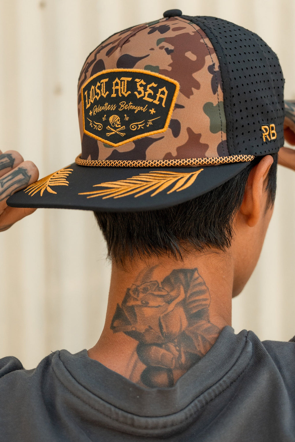 Lost At Sea Frog Camo Snapback | hat | Wiccan Center