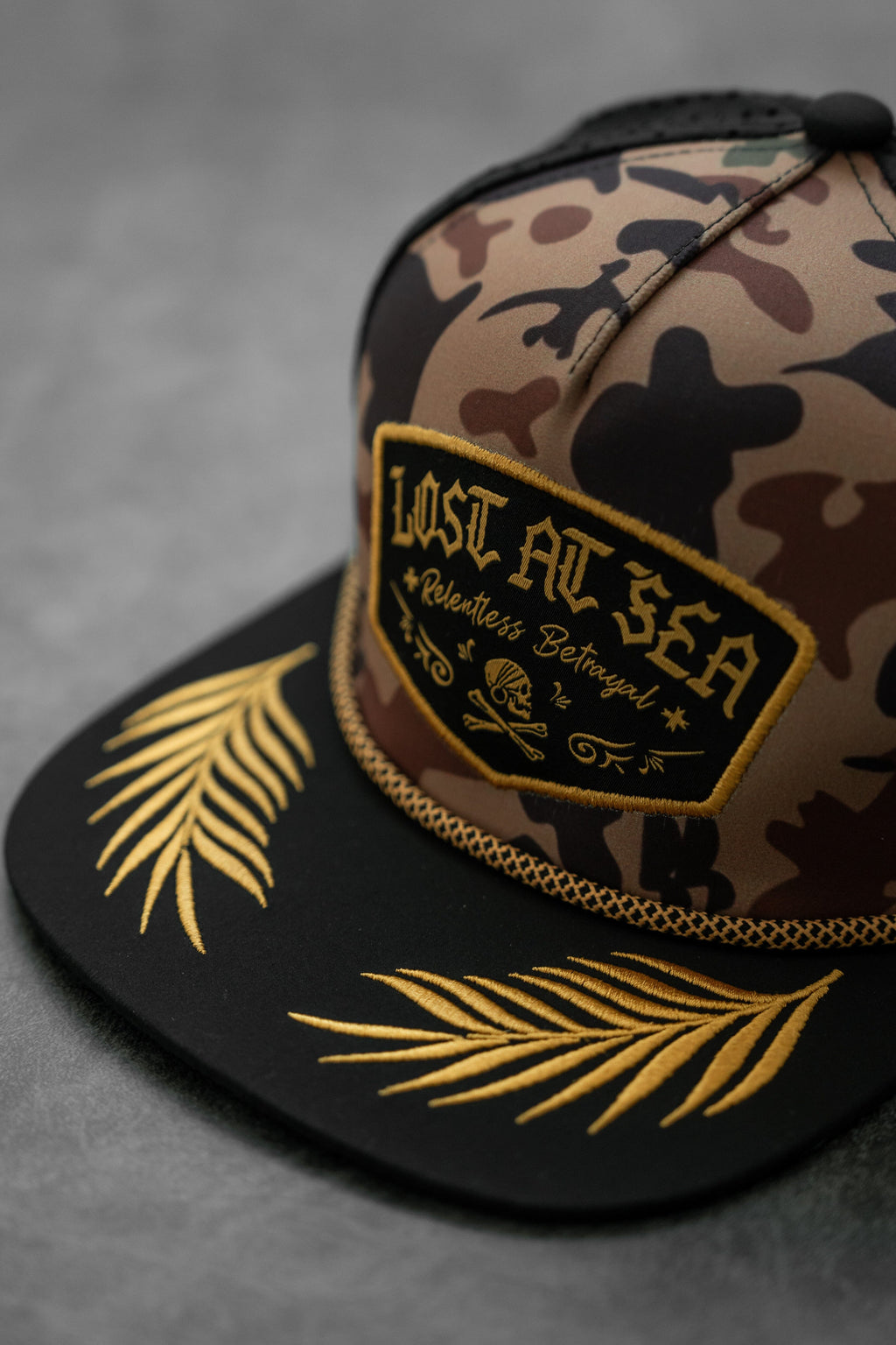 Lost At Sea Frog Camo Snapback | hat | Wiccan Center