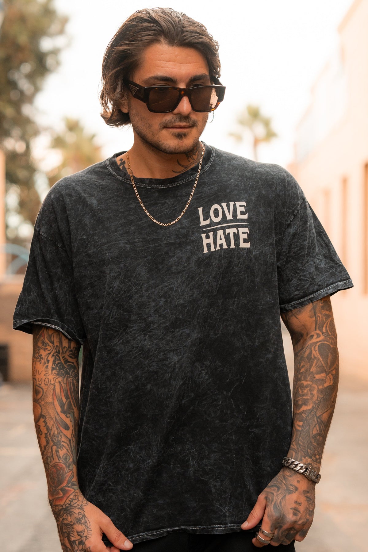 Love/Hate Premium T-Shirt | | Wiccan Center