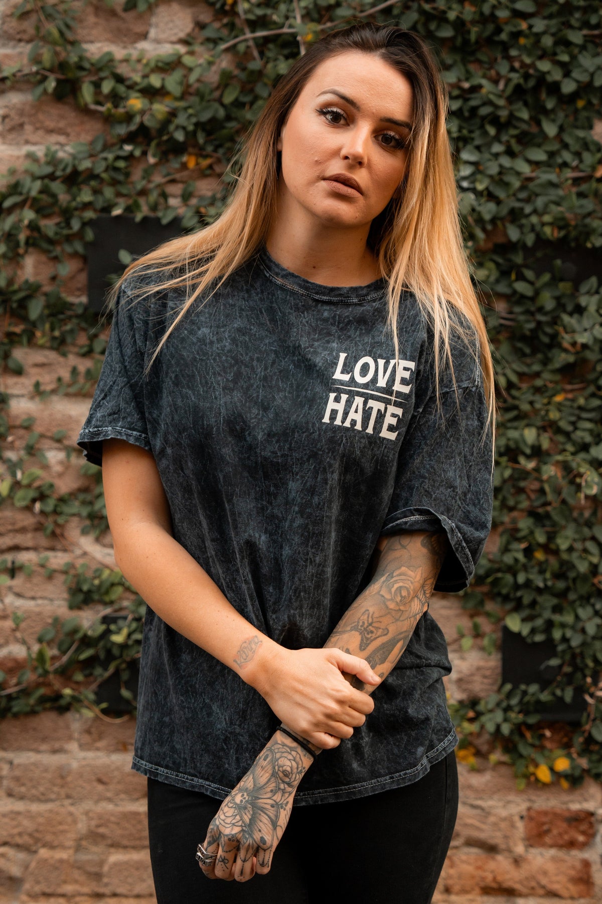 Love/Hate Premium T-Shirt | | Wiccan Center