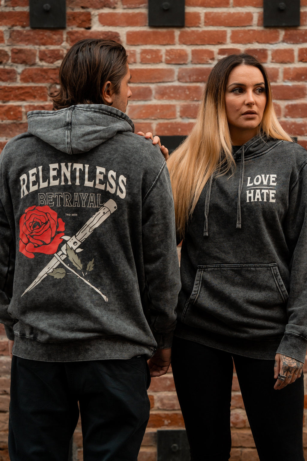 Love/Hate Premium Hoodie | | Wiccan Center