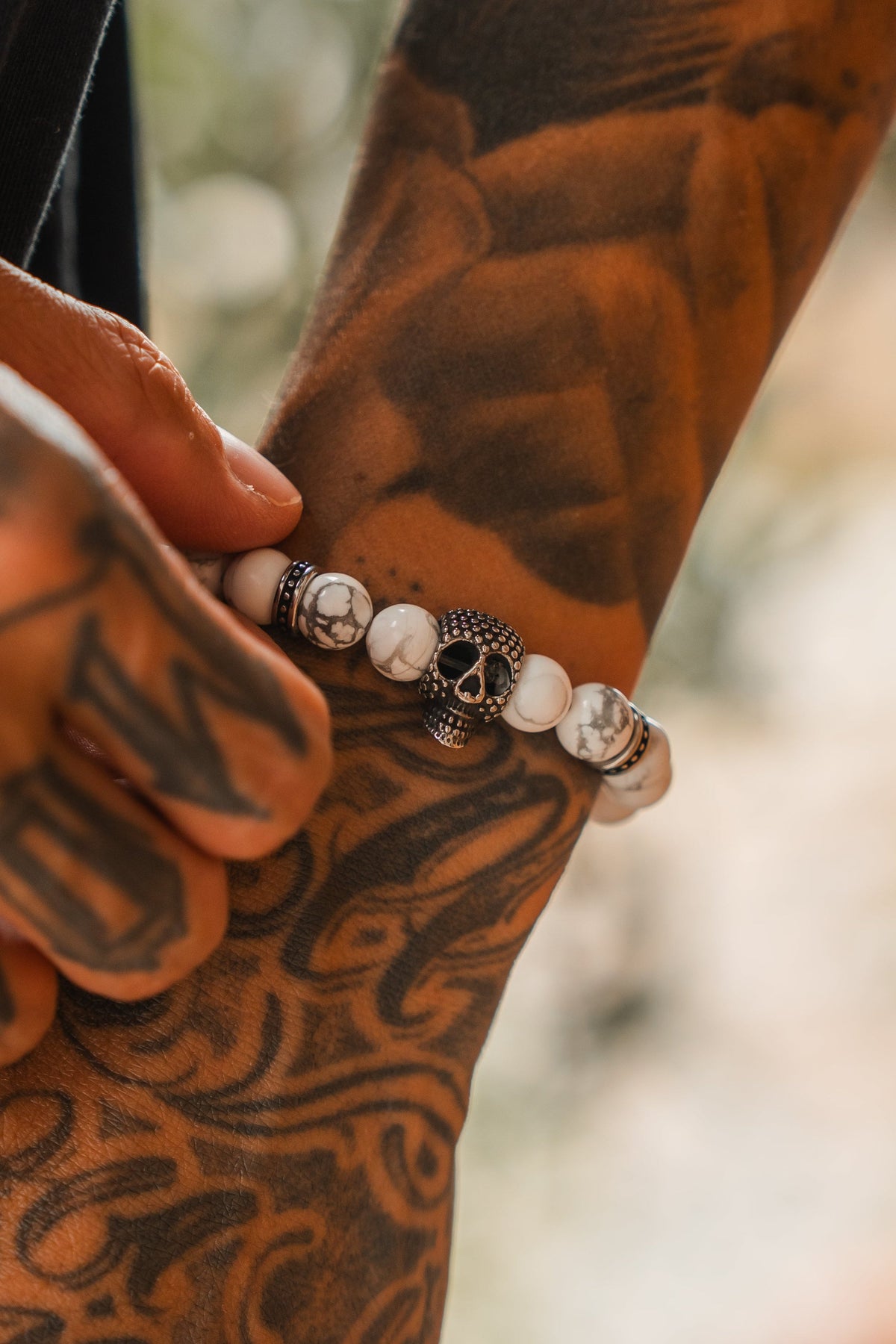 Until Death Storm Cloud Bead Bracelet | | Wiccan Center