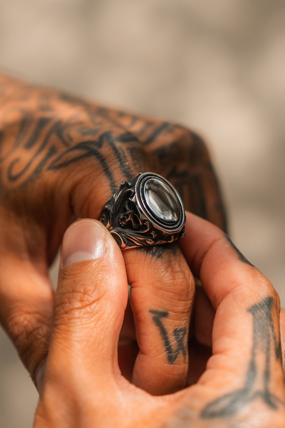 No Face Ring | jewelry | Wiccan Center