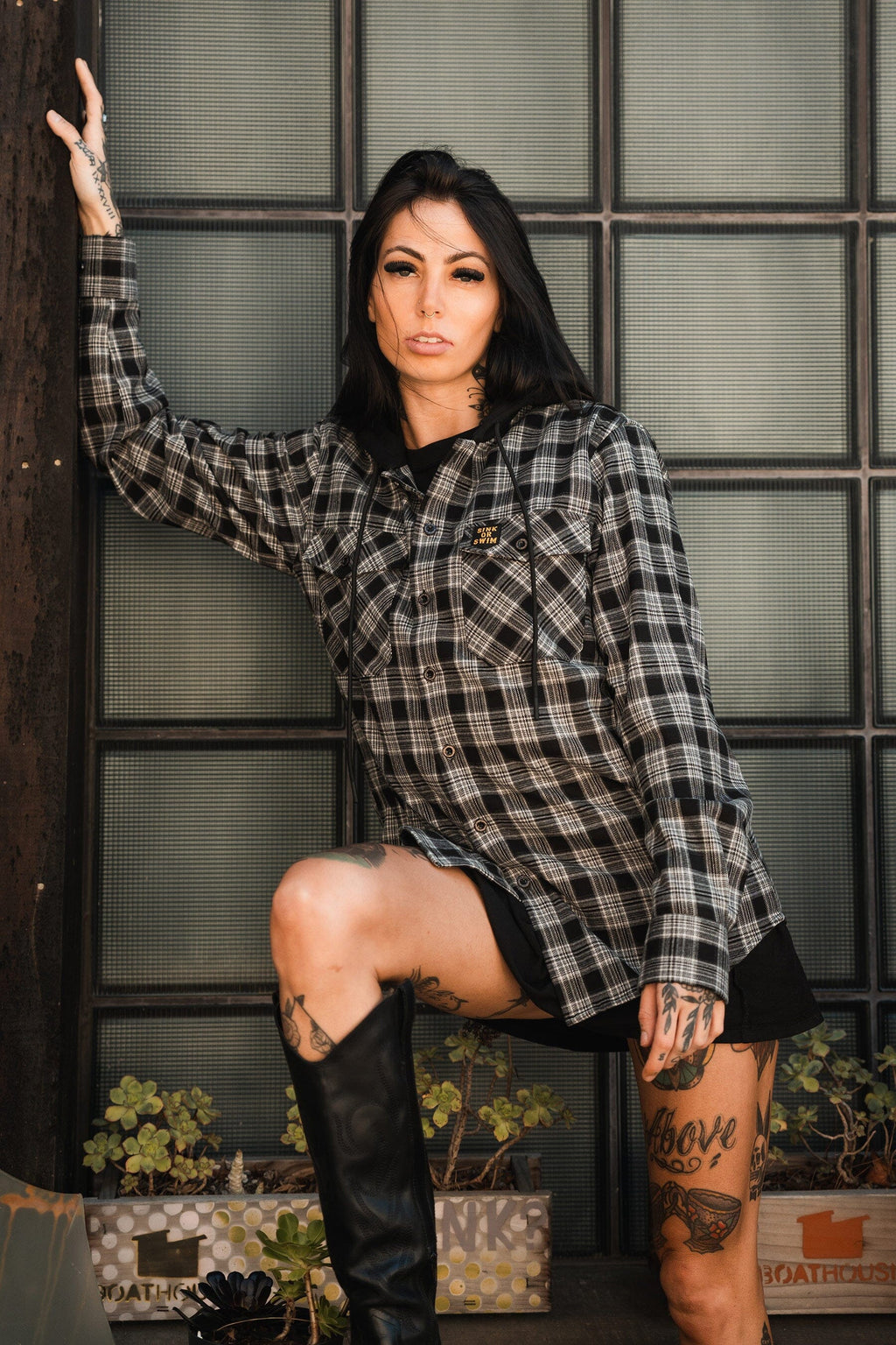 Sink Or Swim Premium Hooded Flannel | | Wiccan Center