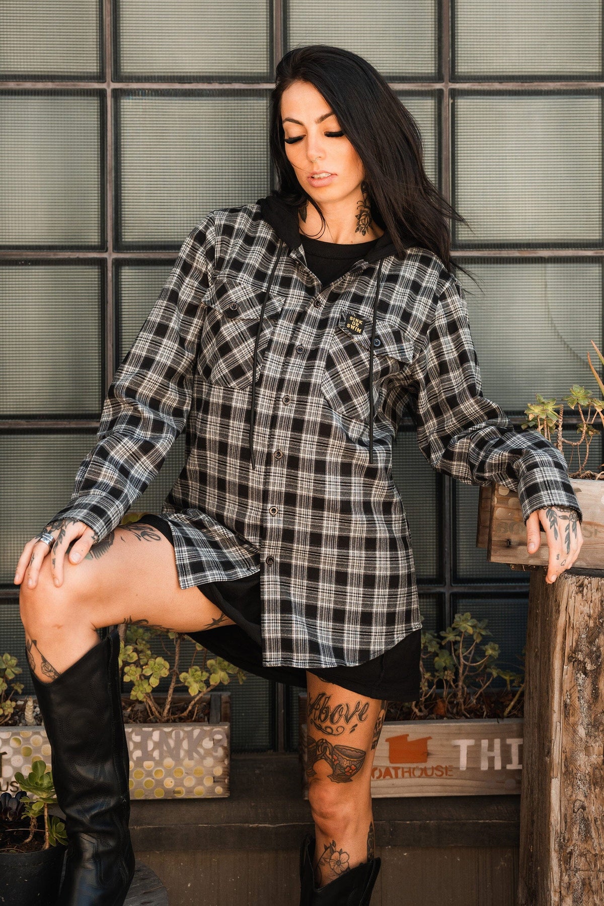 Sink Or Swim Premium Hooded Flannel | | Wiccan Center