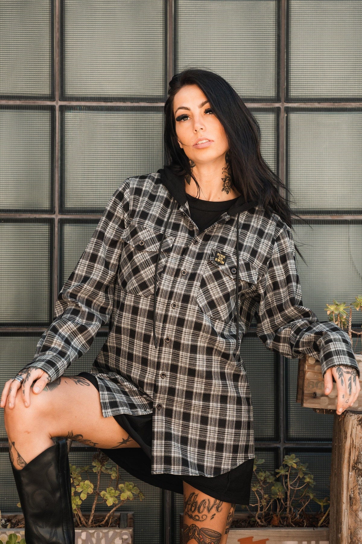 Sink Or Swim Premium Hooded Flannel | | Wiccan Center