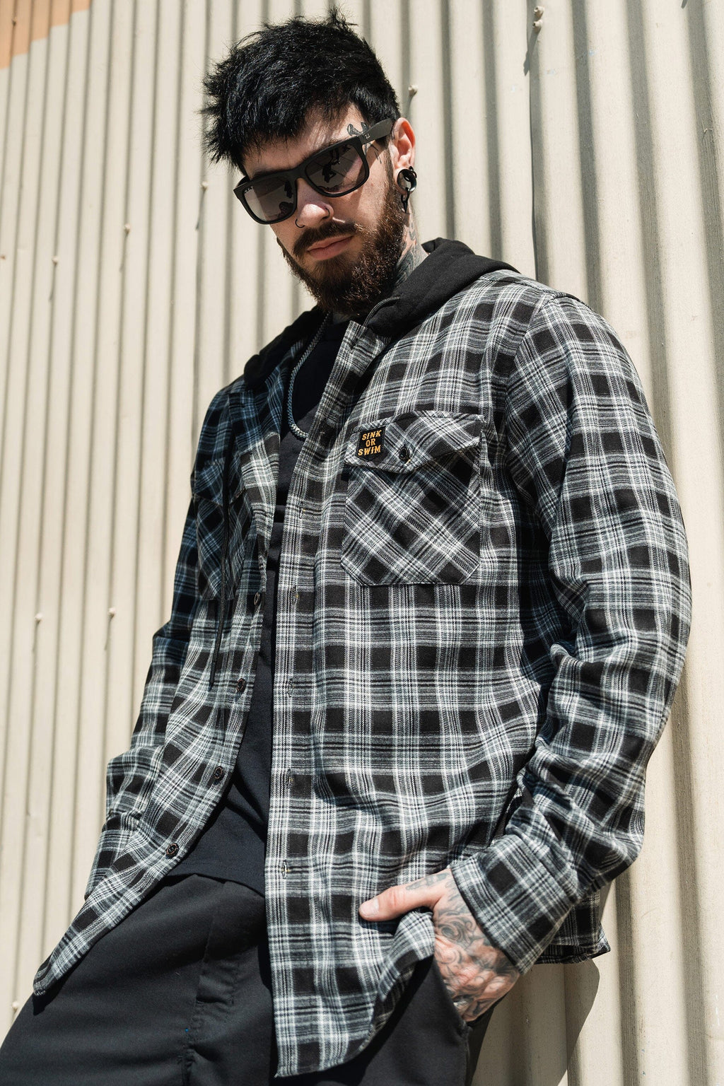 Sink Or Swim Premium Hooded Flannel | | Wiccan Center