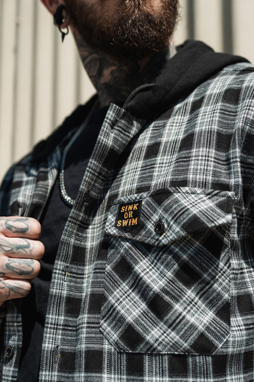 Sink Or Swim Premium Hooded Flannel | | Wiccan Center