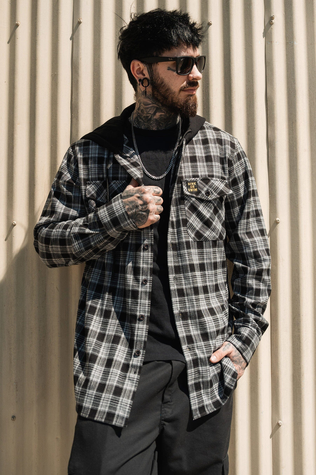 Sink Or Swim Premium Hooded Flannel | | Wiccan Center