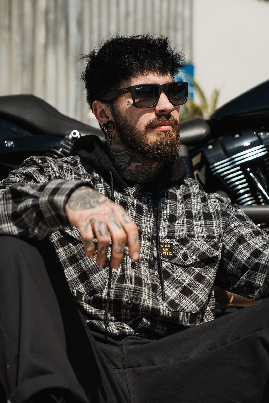 Sink Or Swim Premium Hooded Flannel | | Wiccan Center