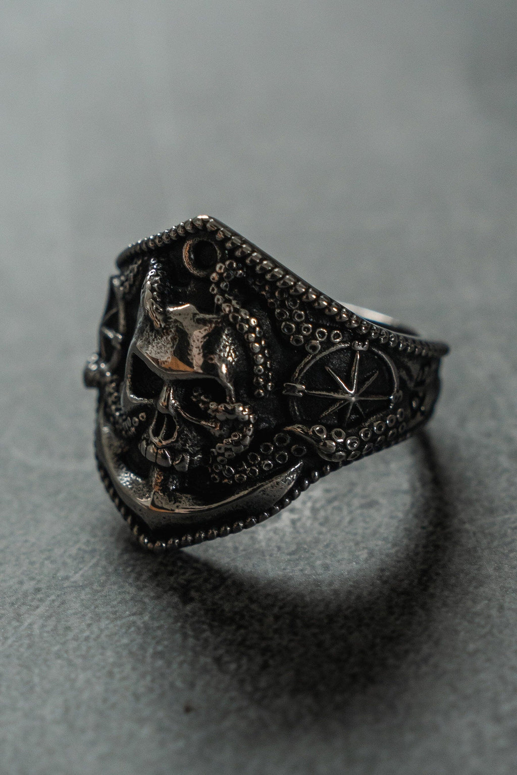 Dead Men Tell No Tales Stainless Steel Ring | jewelry | Wiccan Center