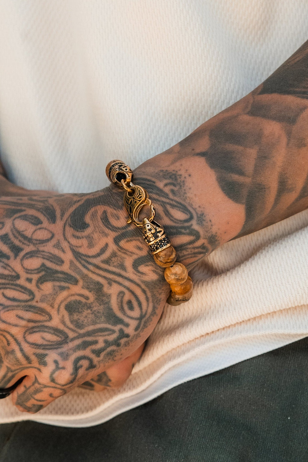 Desert Storm Gemstone GOLD Ed. Bracelet | jewelry | Wiccan Center
