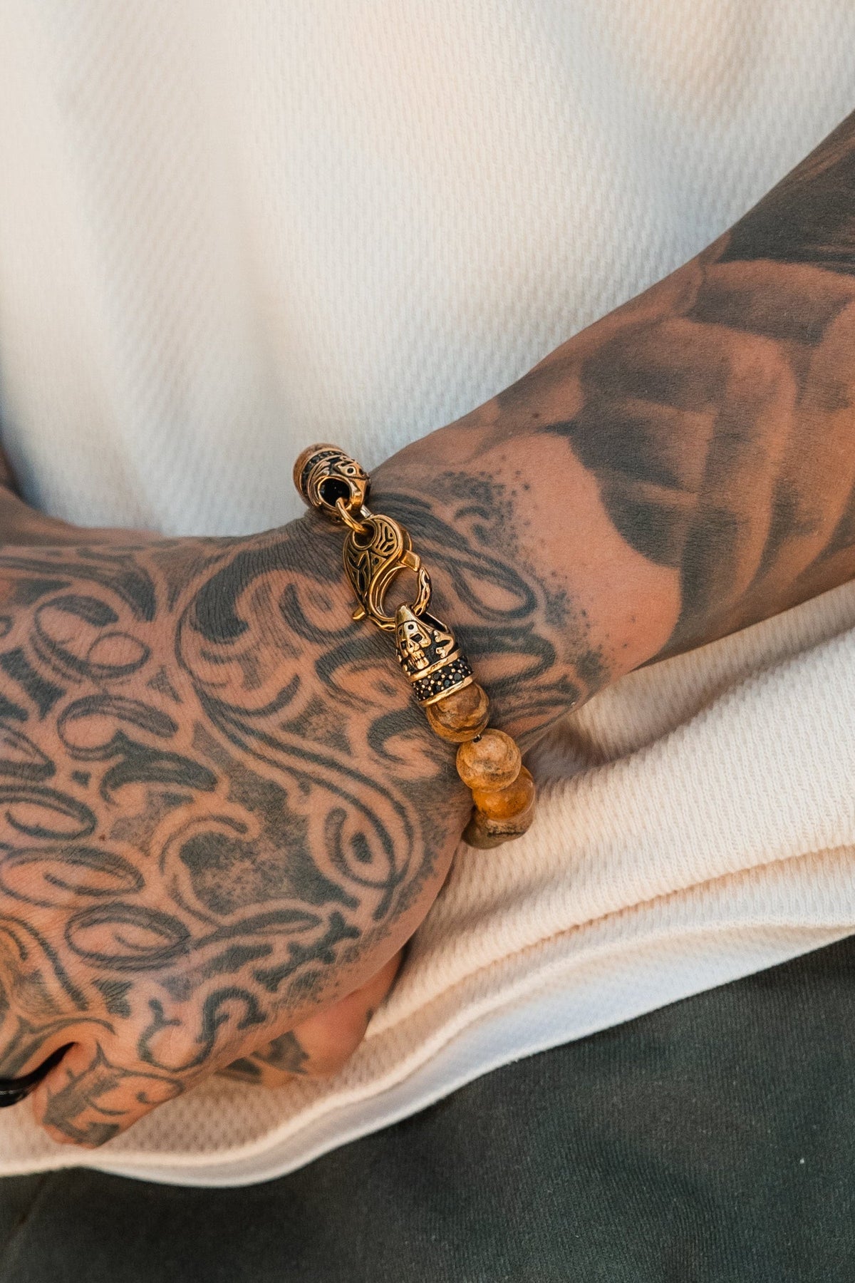 Desert Storm Gemstone GOLD Ed. Bracelet | jewelry | Wiccan Center