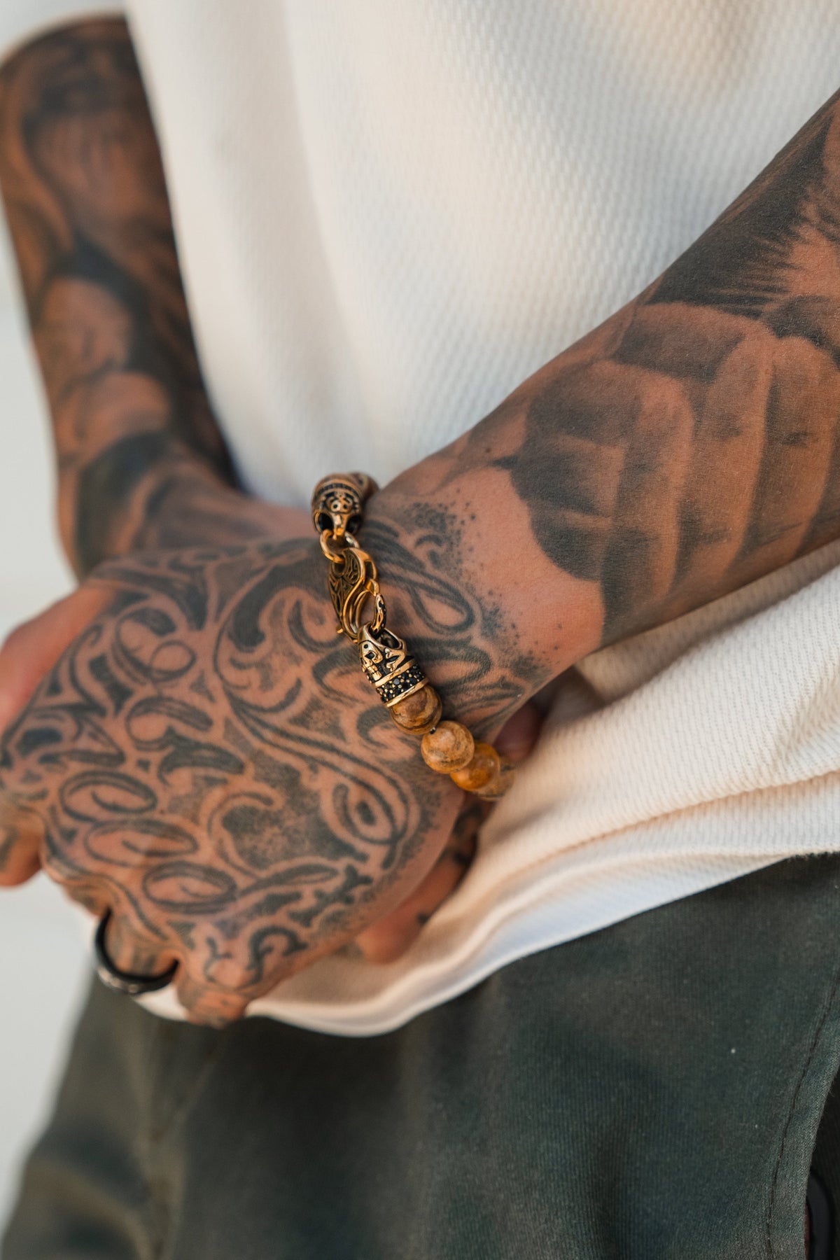 Desert Storm Gemstone GOLD Ed. Bracelet | jewelry | Wiccan Center