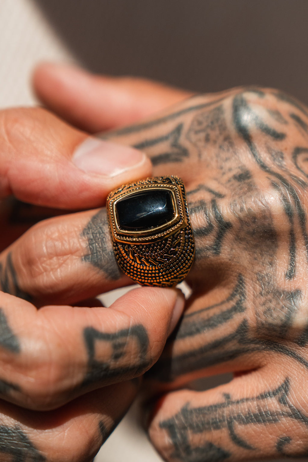 The Aztec GOLD Ring | jewelry | Wiccan Center