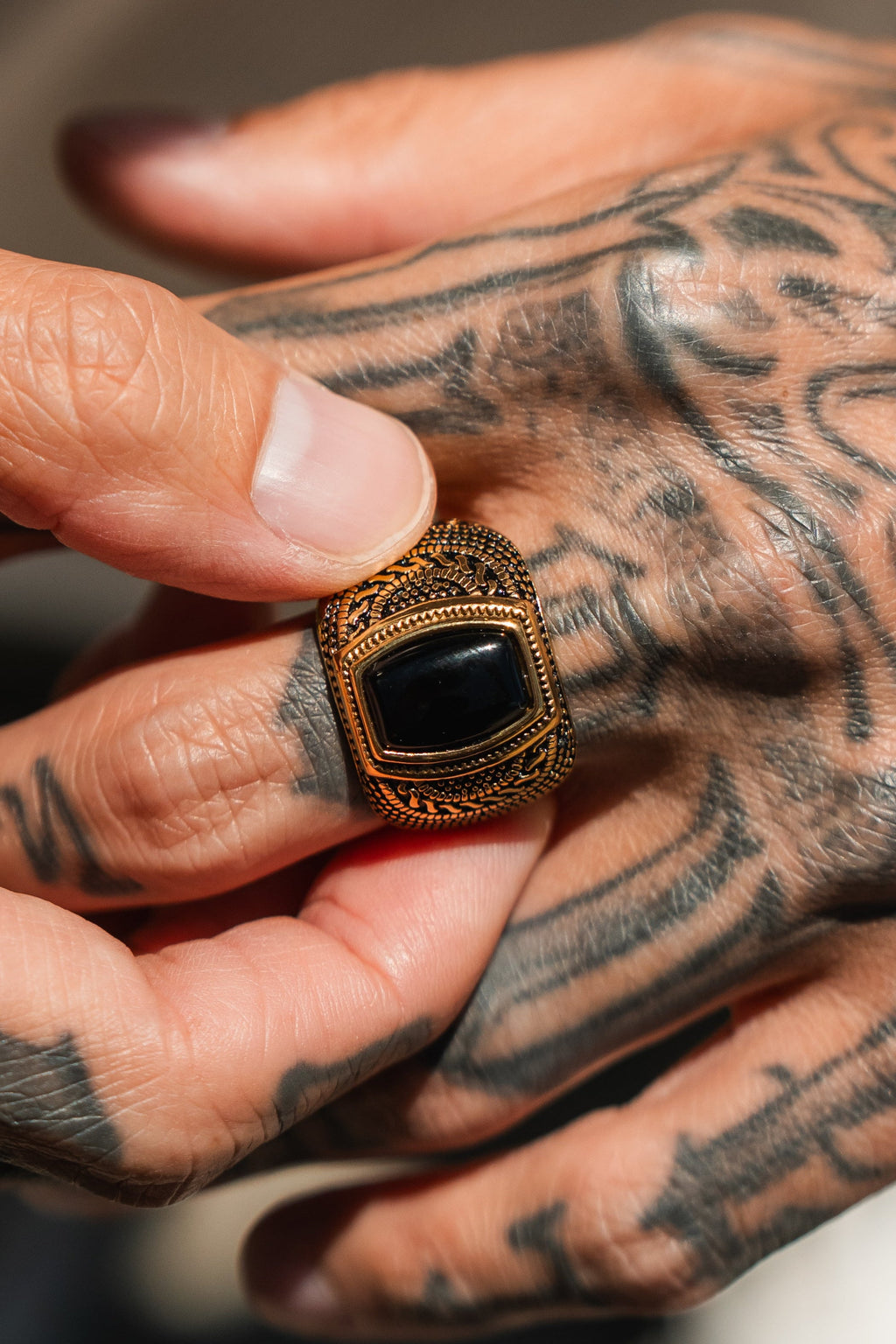 The Aztec GOLD Ring | jewelry | Wiccan Center