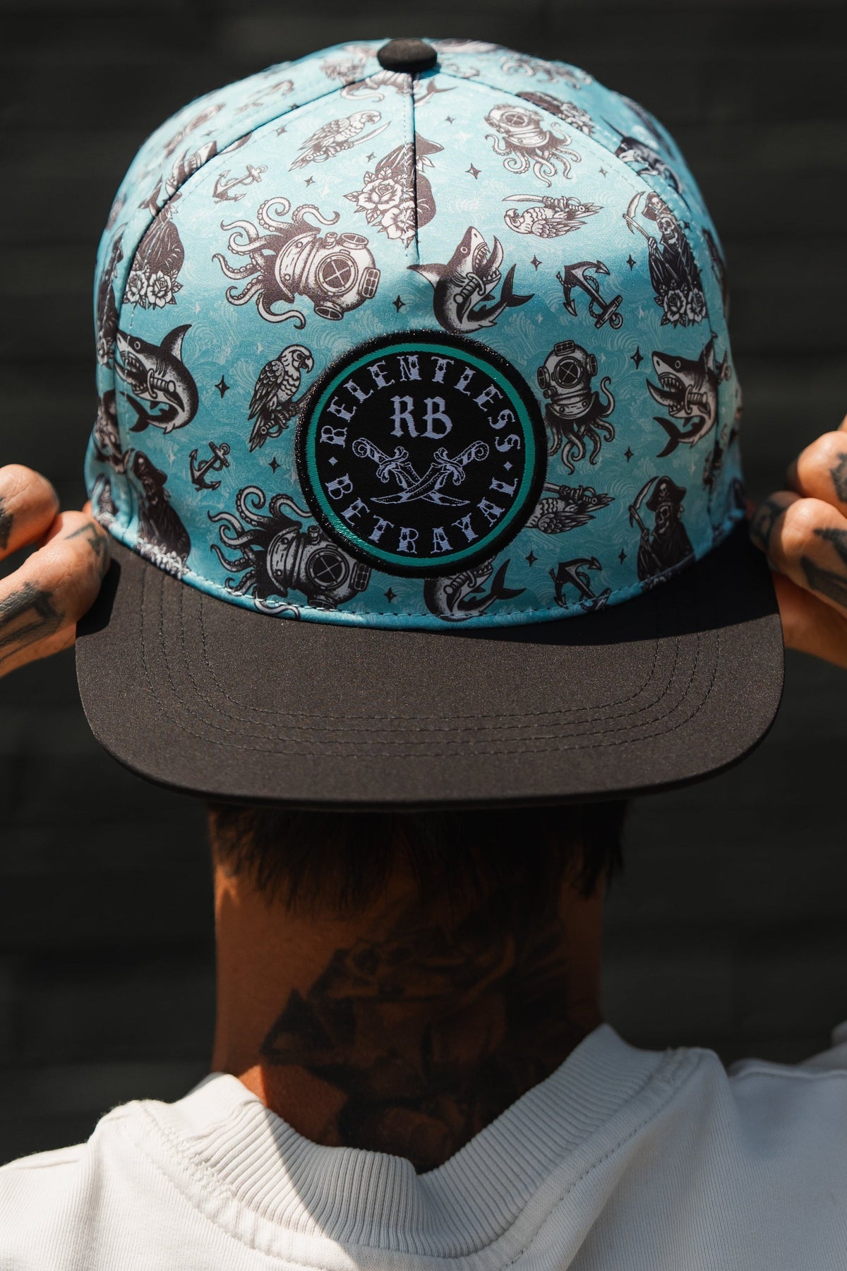 Sea Swallows the Weak Snapback | hat | Wiccan Center