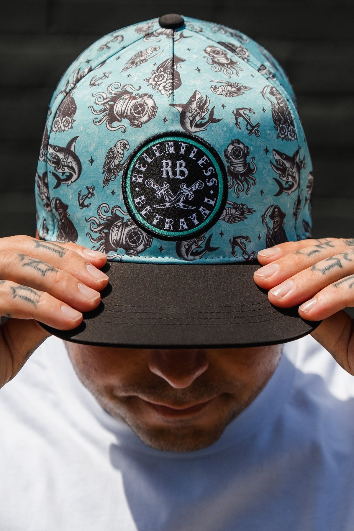 Sea Swallows the Weak Snapback | hat | Wiccan Center