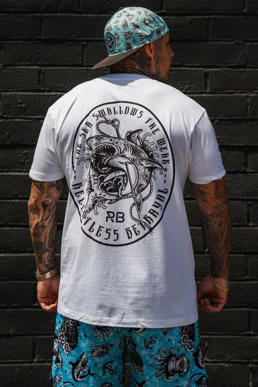Sea Swallows The Weak White T-Shirt | | Wiccan Center