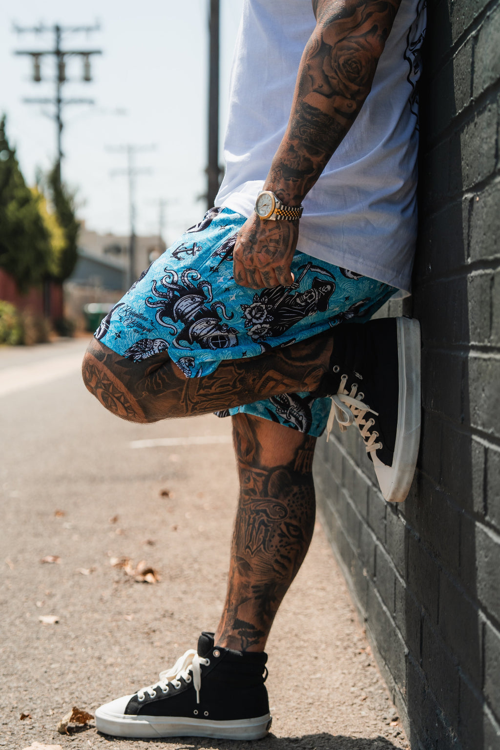 Premium Mesh Shorts | 5.5"- The Sea Swallows the Weak | | Wiccan Center