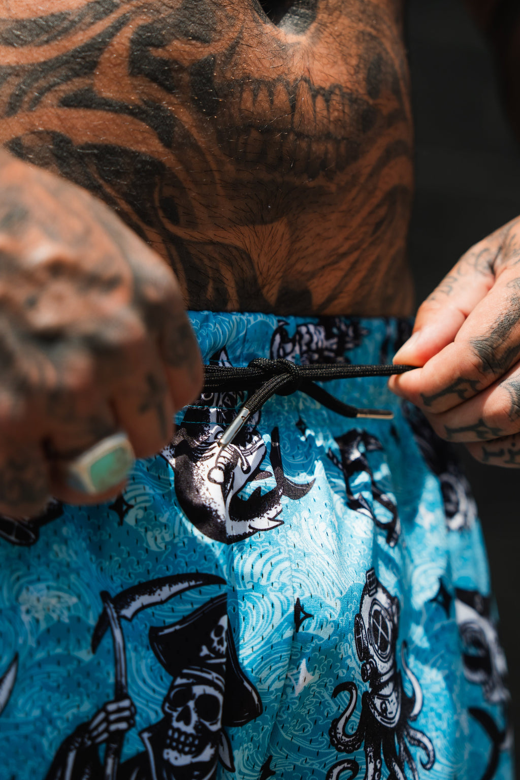 Premium Mesh Shorts | 5.5"- The Sea Swallows the Weak | | Wiccan Center