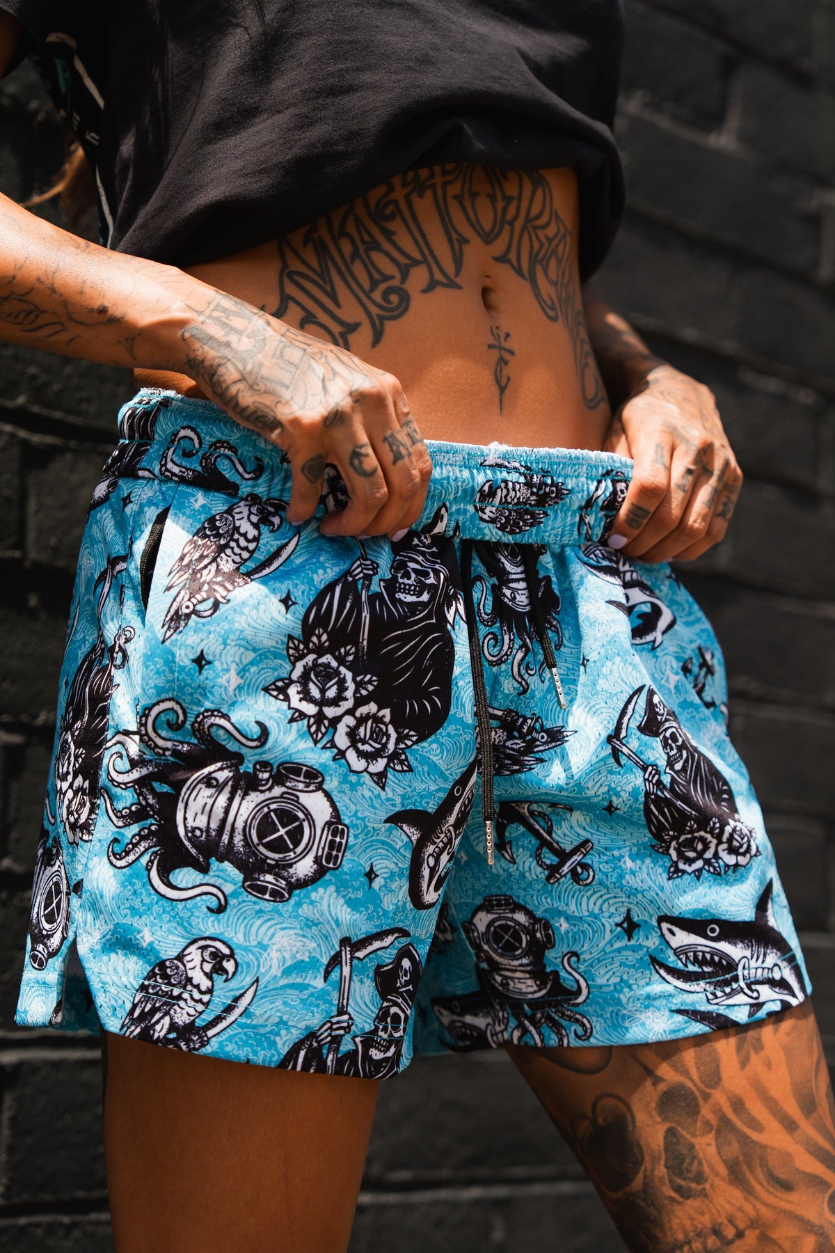 Premium Mesh Shorts | 5.5"- The Sea Swallows the Weak | | Wiccan Center