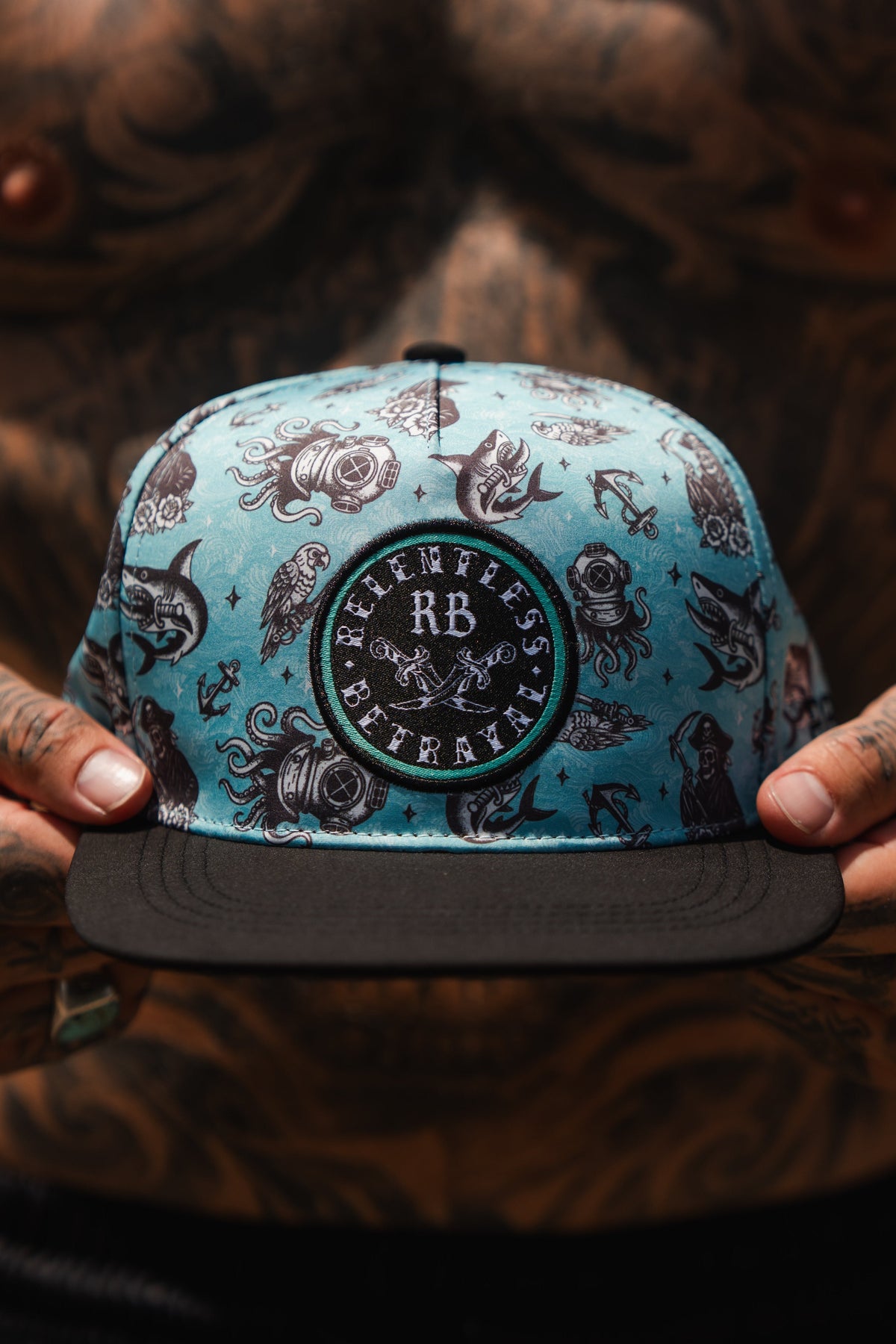 Sea Swallows the Weak Snapback | hat | Wiccan Center