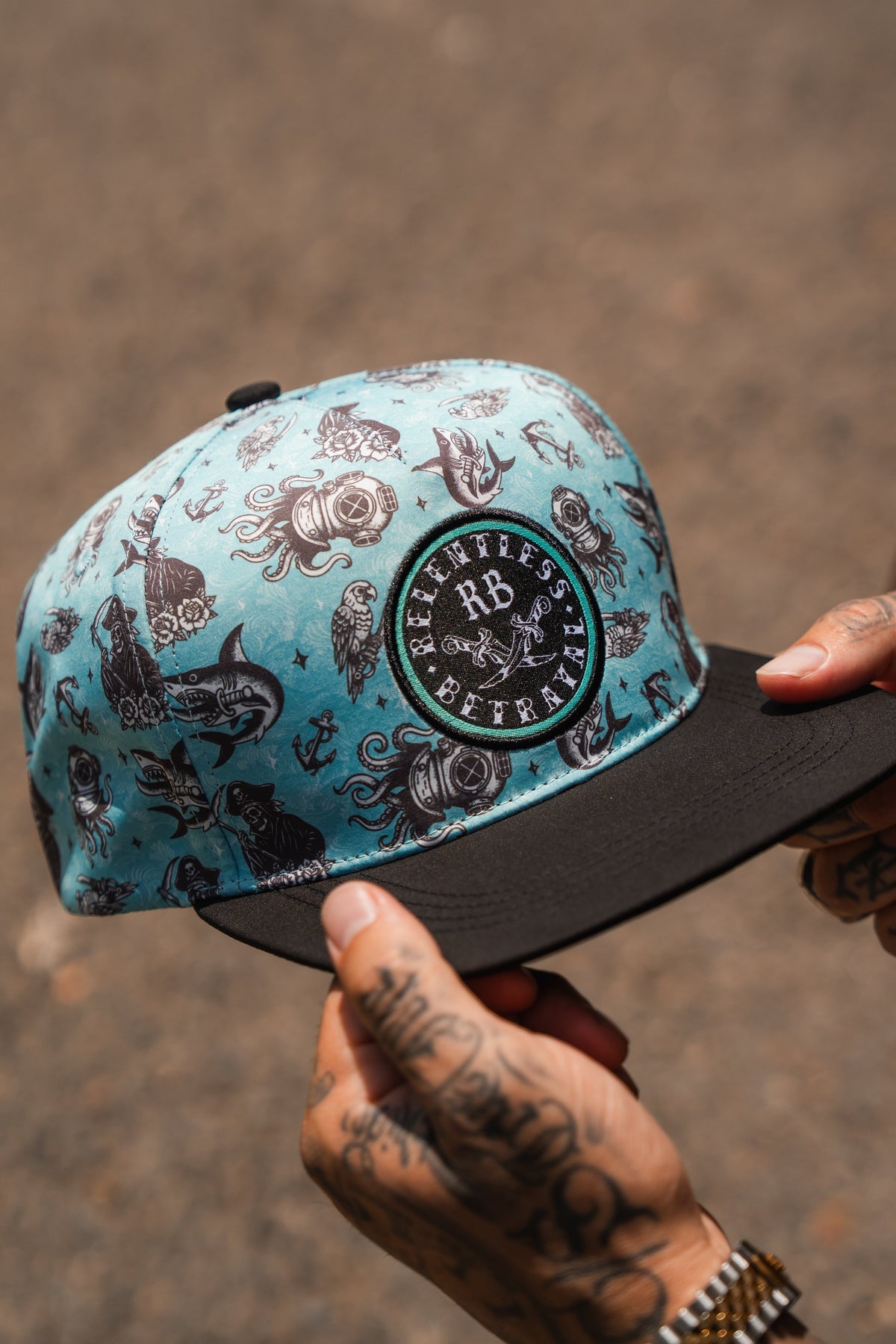 Sea Swallows the Weak Snapback | hat | Wiccan Center