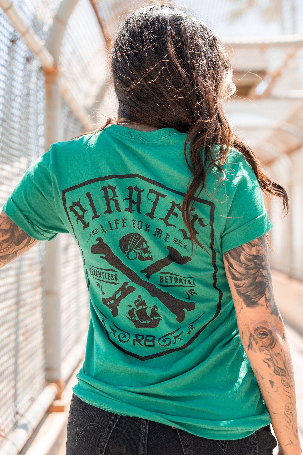 Pirate's Life Sea Green T-Shirt | | Wiccan Center