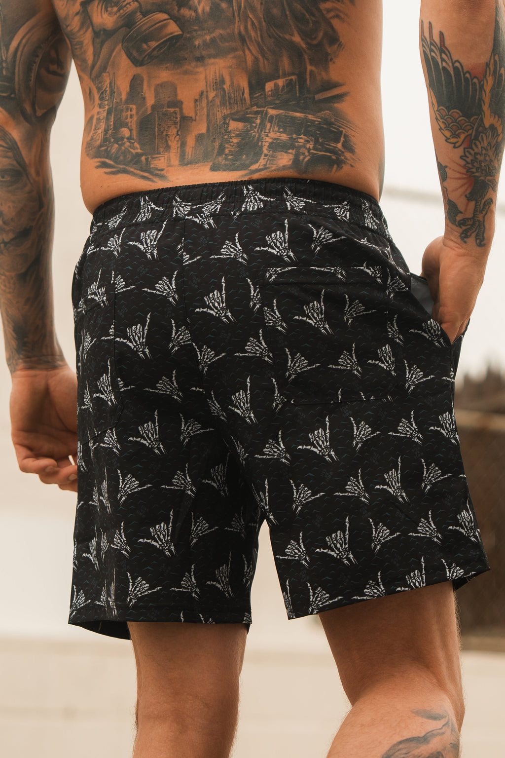 Men's Performance Athletic Shorts | 5.5"- Sink or Swim | | Wiccan Center