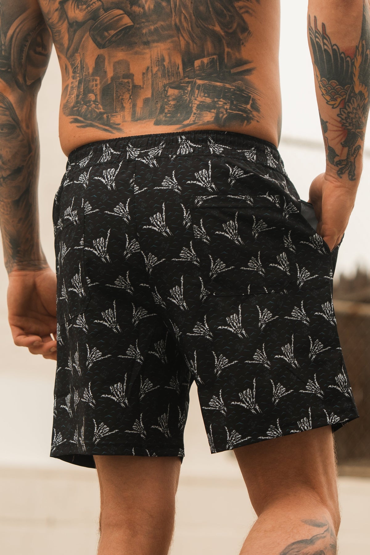 Men's Performance Athletic Shorts | 5.5"- Sink or Swim | | Wiccan Center