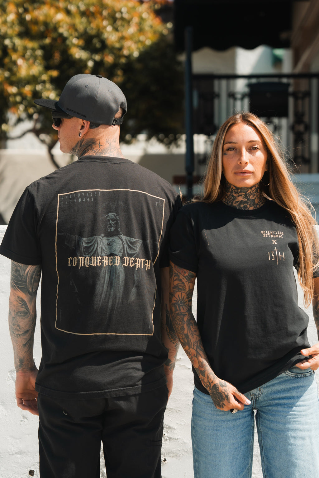 Conquered Death Premium Gold Foil T-Shirt | | Wiccan Center