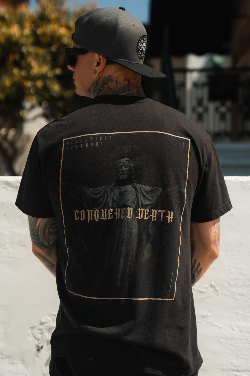 Conquered Death Premium Gold Foil T-Shirt | | Wiccan Center