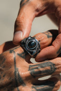 Onyx Rebirth Ring | jewelry | Wiccan Center
