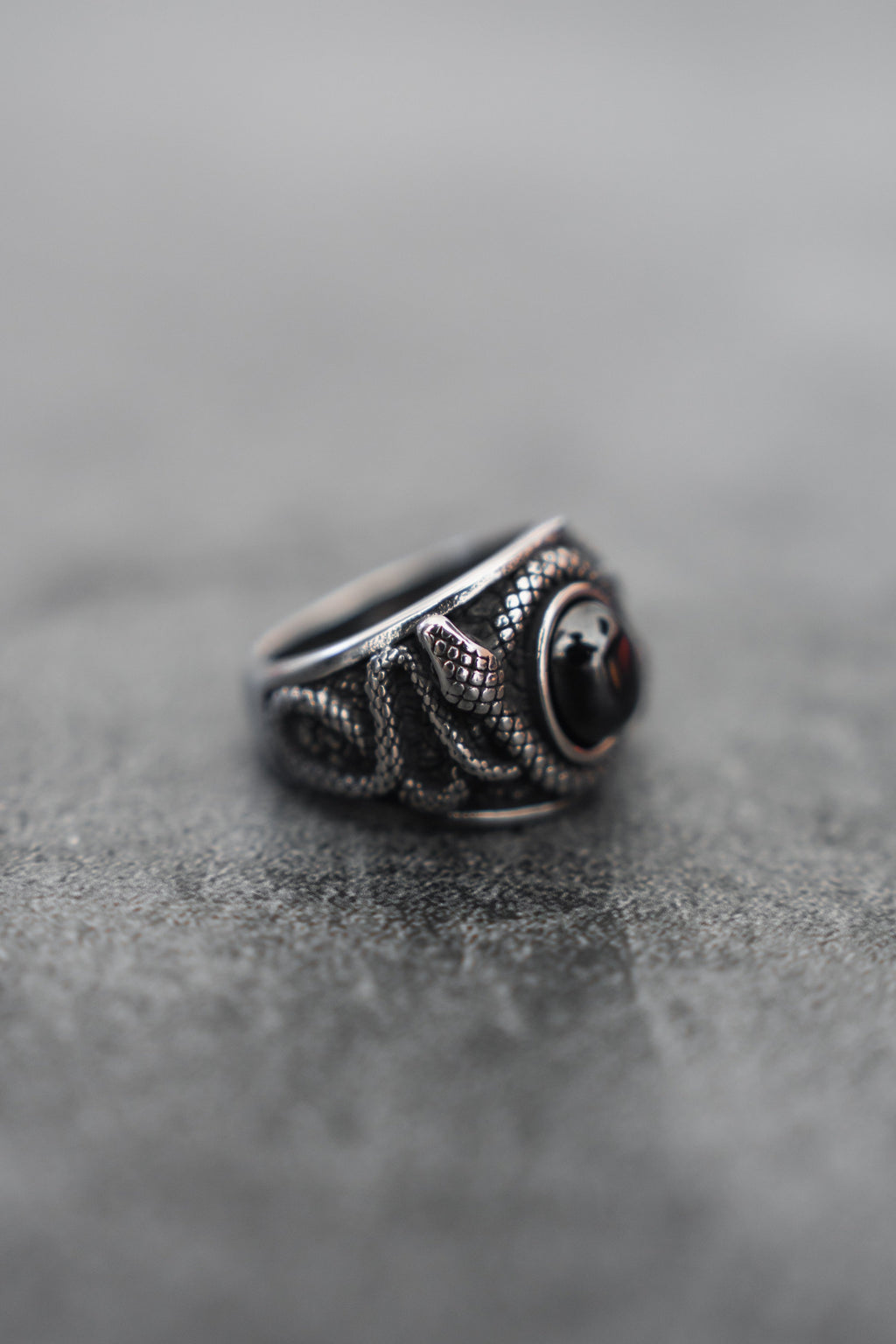 Onyx Rebirth Ring | jewelry | Wiccan Center