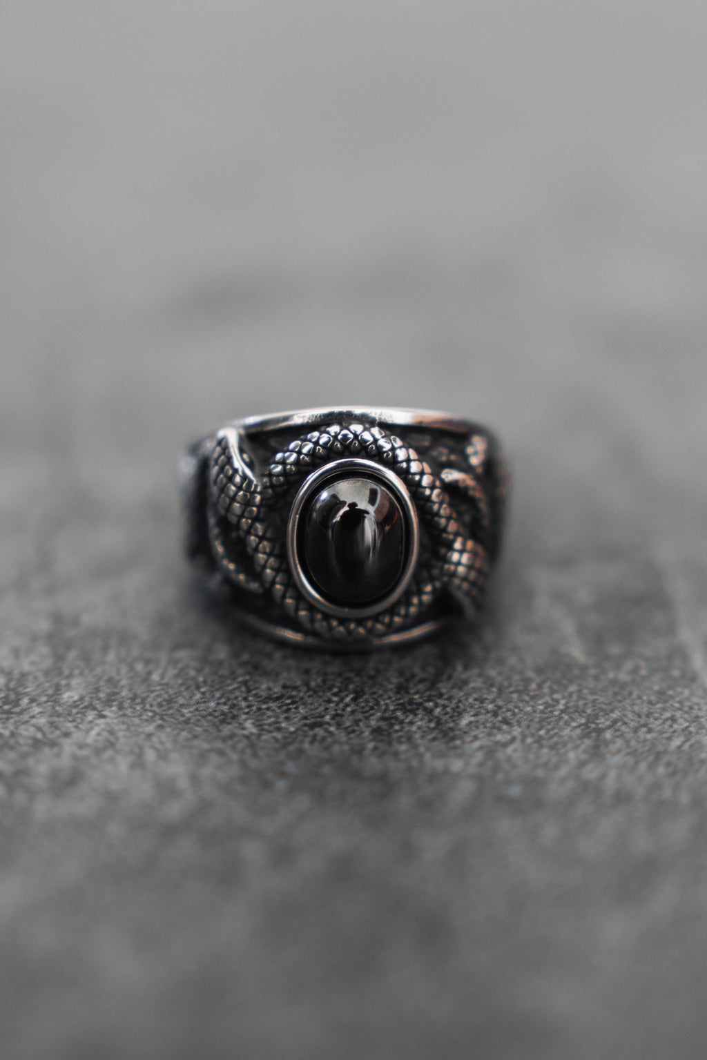 Onyx Rebirth Ring | jewelry | Wiccan Center