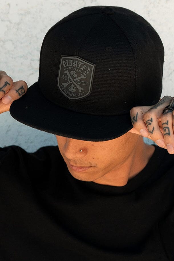 Pirate's Life Black Snapback | hat | Wiccan Center
