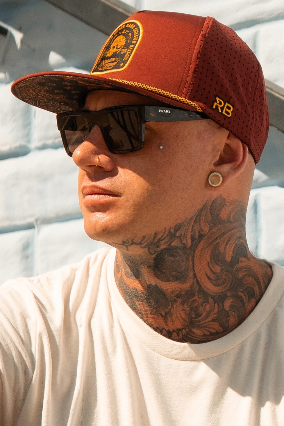 Skilled Sailor Burgundy Snapback | hat | Wiccan Center