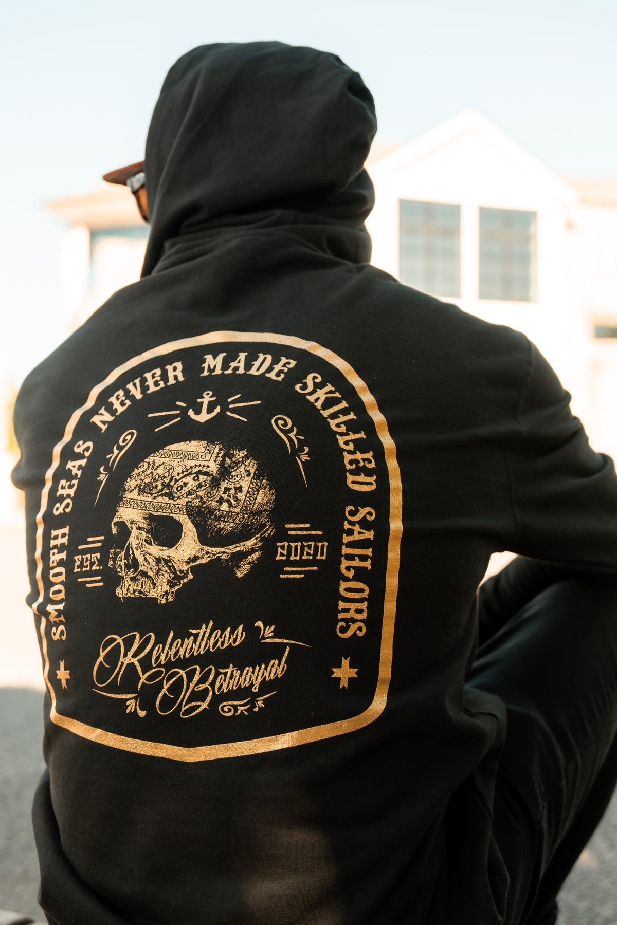 Skilled Sailor Gold Foil Hoodie
