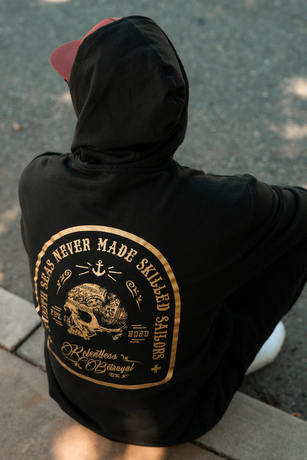 Skilled Sailor Gold Foil Hoodie | | Wiccan Center