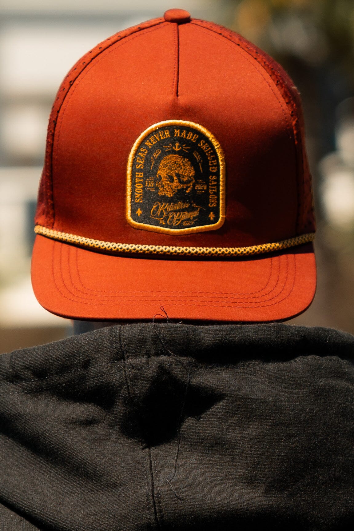 Skilled Sailor Burgundy Snapback | hat | Wiccan Center