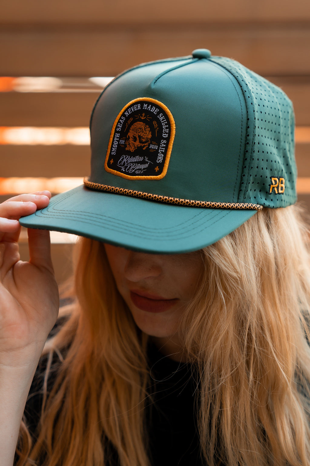 Skilled Sailor Green Snapback | hat | Wiccan Center