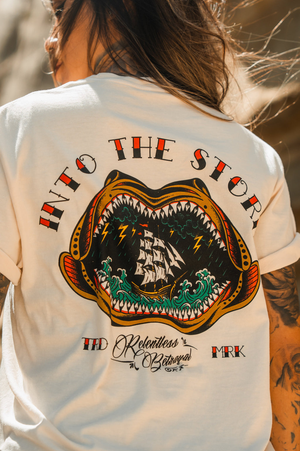 Into the Storm Premium Ivory T-Shirt | | Wiccan Center