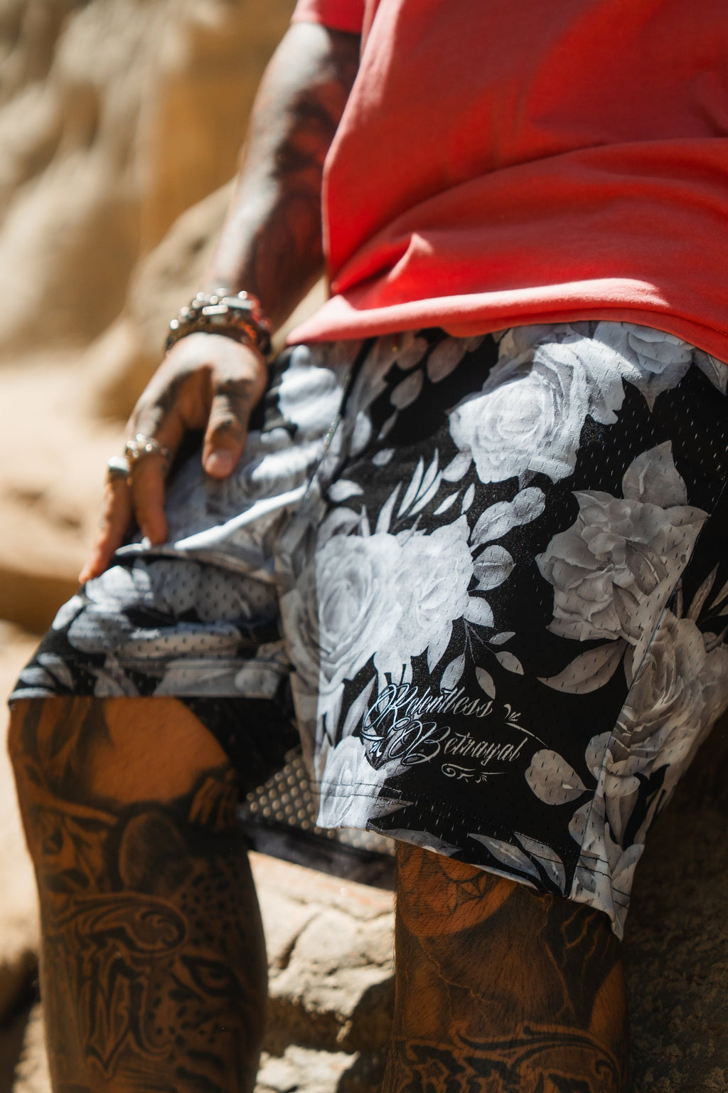 Premium Mesh Shorts | 5"- Beauty in Darkness | | Wiccan Center