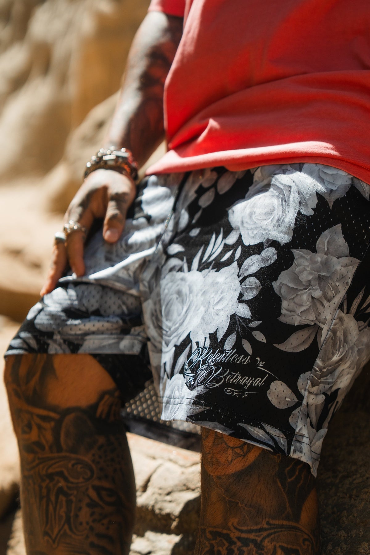 Premium Mesh Shorts | 5"- Beauty in Darkness | | Wiccan Center